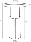 ARTERIORS INARA ACCENT TABLE - Side
