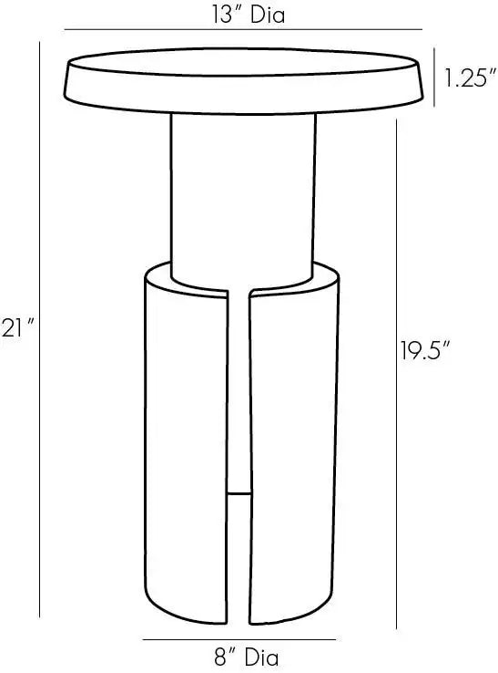 ARTERIORS INARA ACCENT TABLE - Side