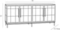 ARTERIORS EDISON CREDENZA - Cabinets & Bar