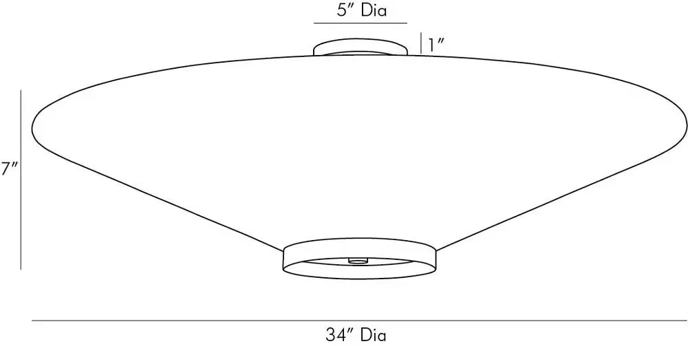 ARTERIORS, DECKER SEMI-FLUSH, FLUSH MOUNT CEILING LIGHTS