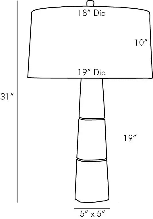 ARTERIORS DOSMAN LAMP - Table