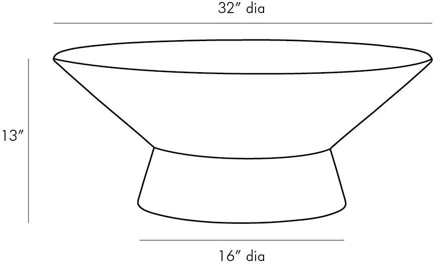ARTERIORS BECKHAM COFFEE TABLE - Side