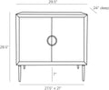 ARTERIORS JONATHAN SIDE TABLE - Cabinets & Bar