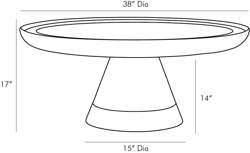 ARTERIORS VIOLI COFFEE TABLE - Side