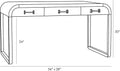 ARTERIORS VICTORIA DESK - Cabinets & Bar