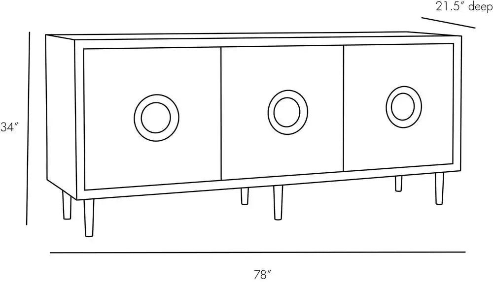 ARTERIORS NORMANDY CREDENZA - Cabinets & Bar