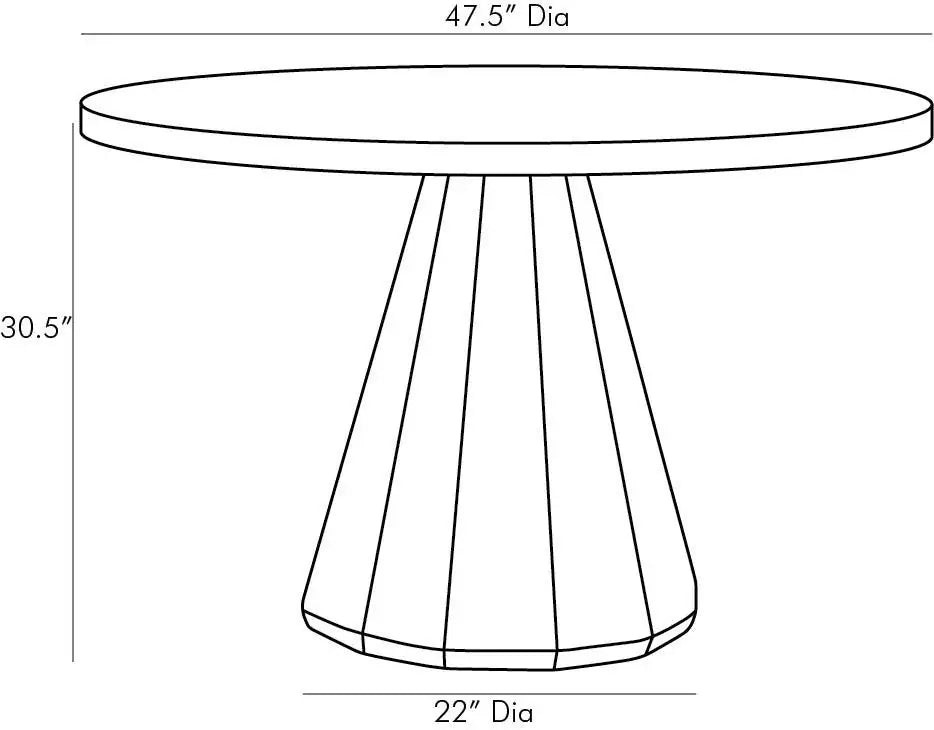 ARTERIORS SEREN ENTRY TABLE - Side