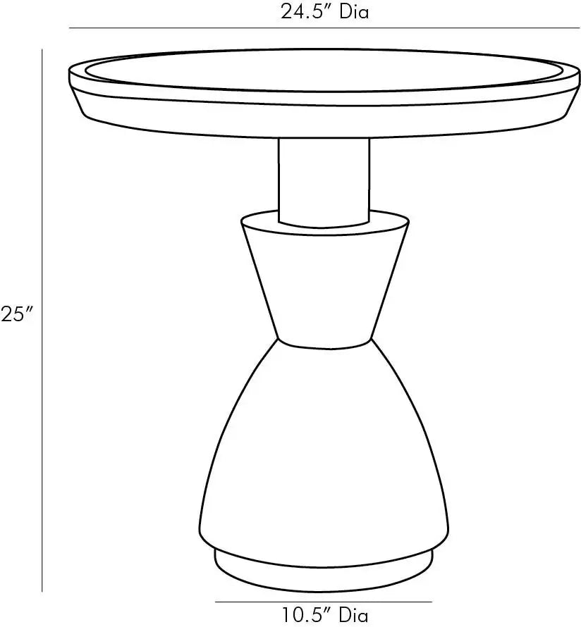 ARTERIORS MAHOUN END TABLE - Side