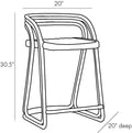 ARTERIORS, HARRINGTON COUNTER STOOL, LOUNGE