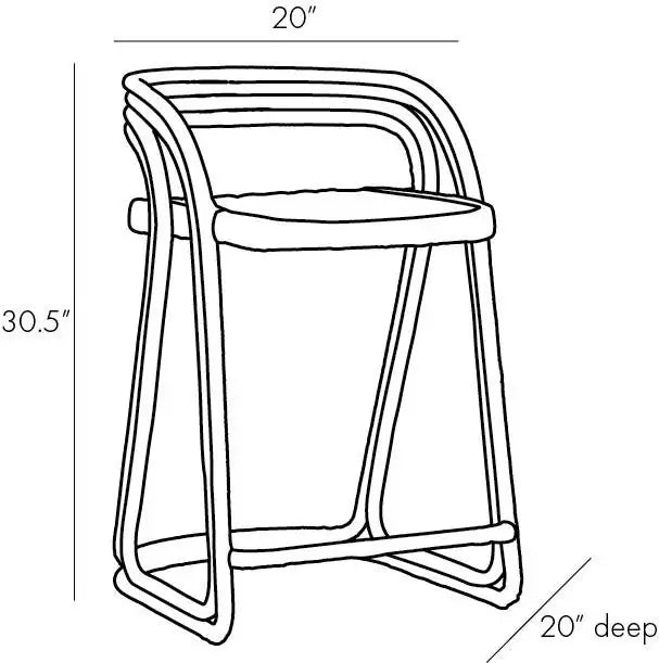 ARTERIORS, HARRINGTON COUNTER STOOL, LOUNGE