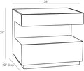 ARTERIORS GERON SIDE TABLE - Cabinets & Bar