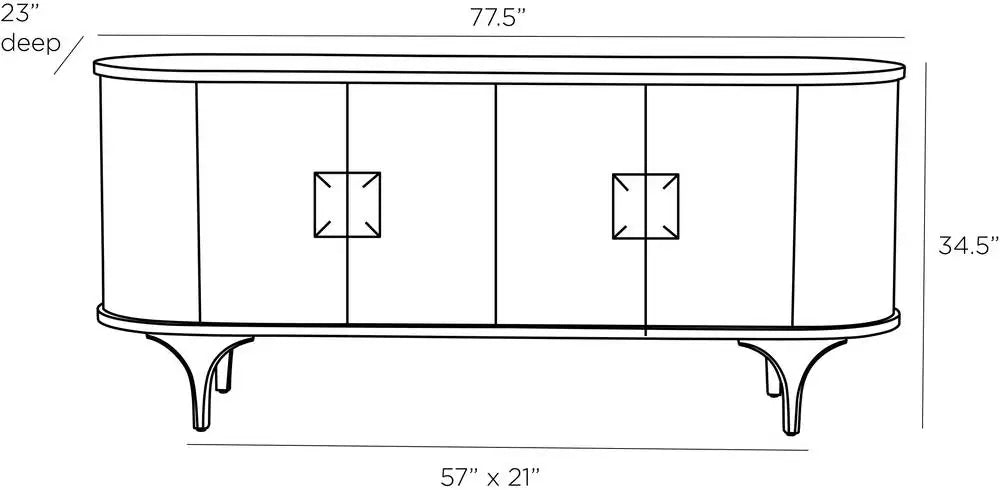 ARTERIORS NATHANIEL CREDENZA - Cabinets & Bar