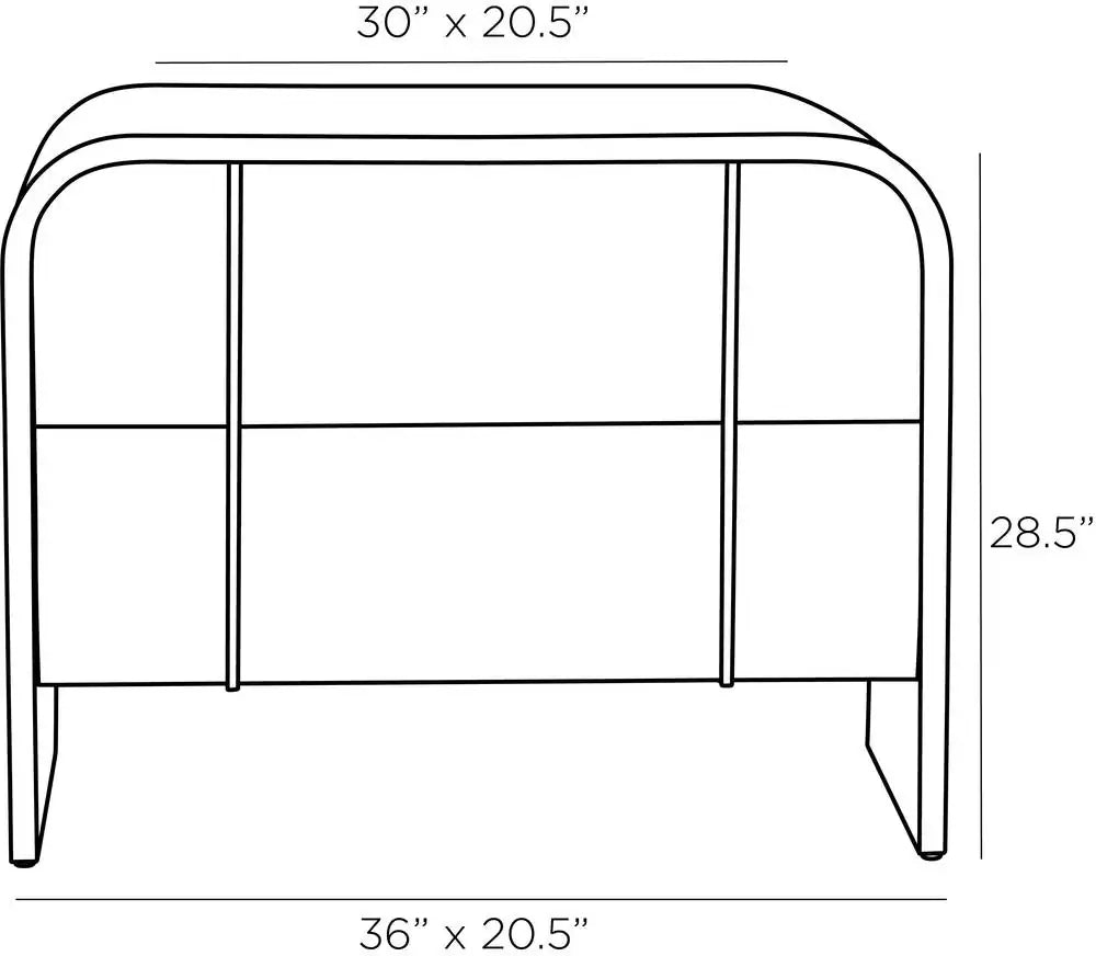 ARTERIORS MOIRA SIDE TABLE - Cabinets & Bar