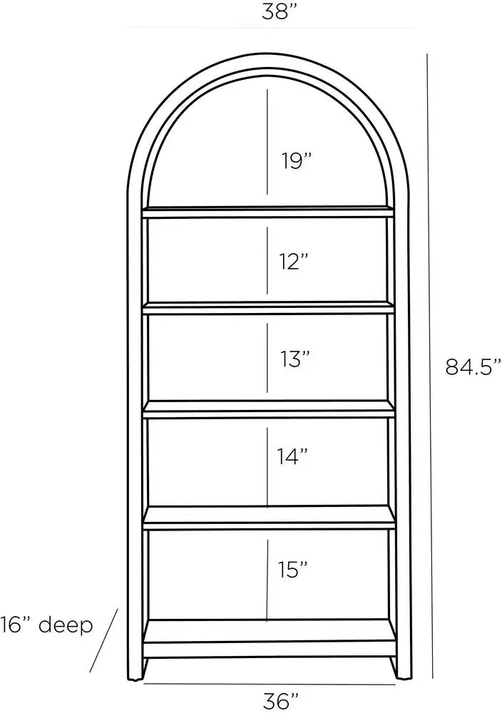 ARTERIORS OSMOND BOOKSHELF - Decorative Accents