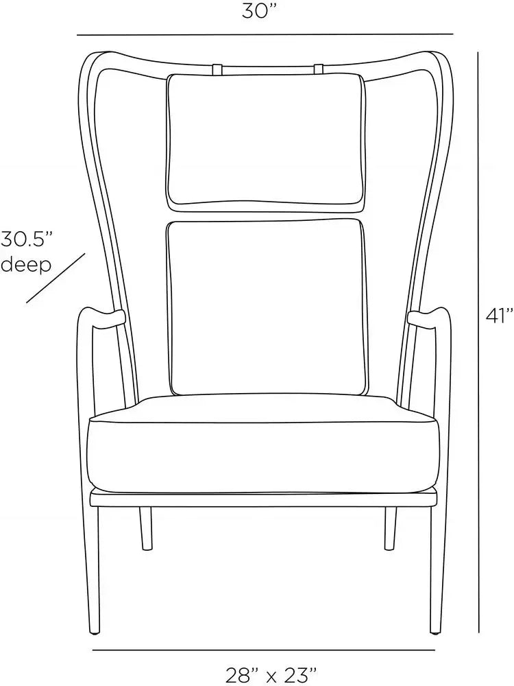 ARTERIORS, STASSI WING CHAIR, LOUNGE