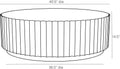 ARTERIORS REESE COFFEE TABLE - Side