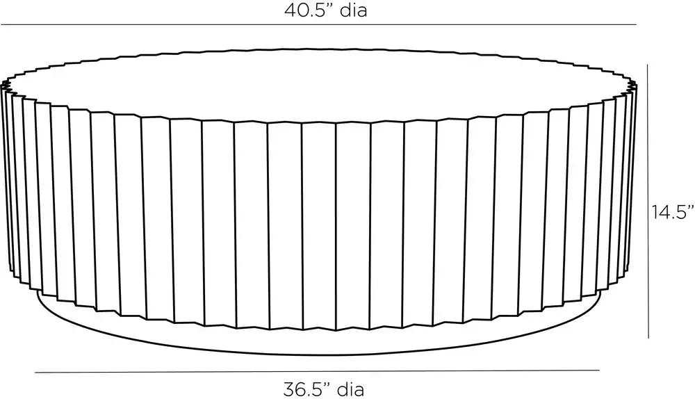 ARTERIORS REESE COFFEE TABLE - Side