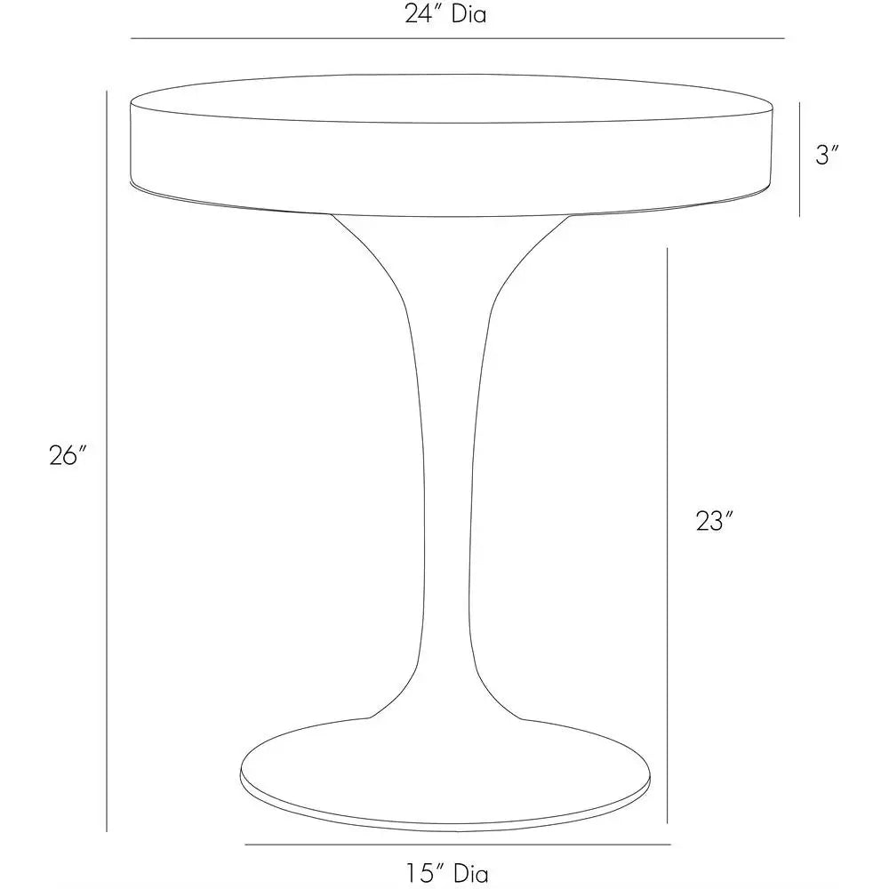 ARTERIORS DARYL END TABLE - Side