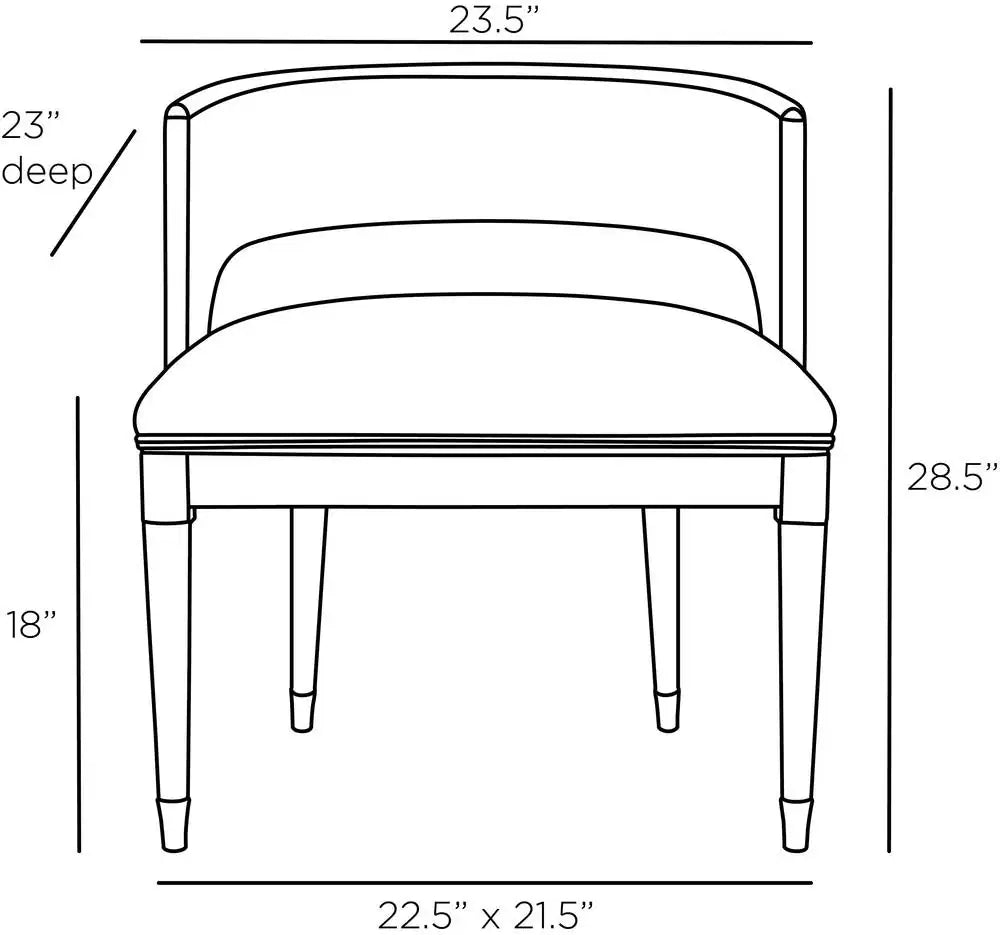 ARTERIORS, SWANSON DINING CHAIR, LOUNGE