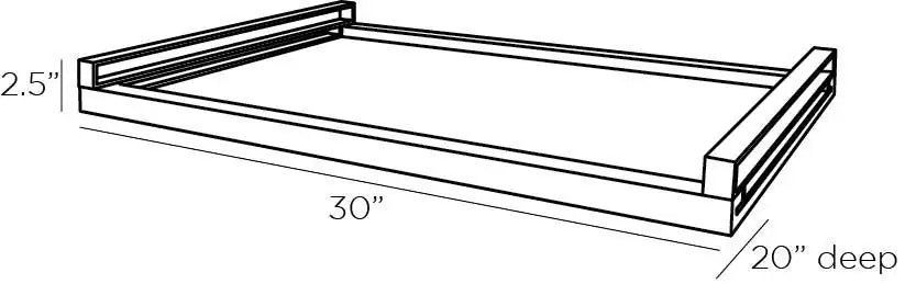 ARTERIORS REXBURG TRAY - Decorative Accents