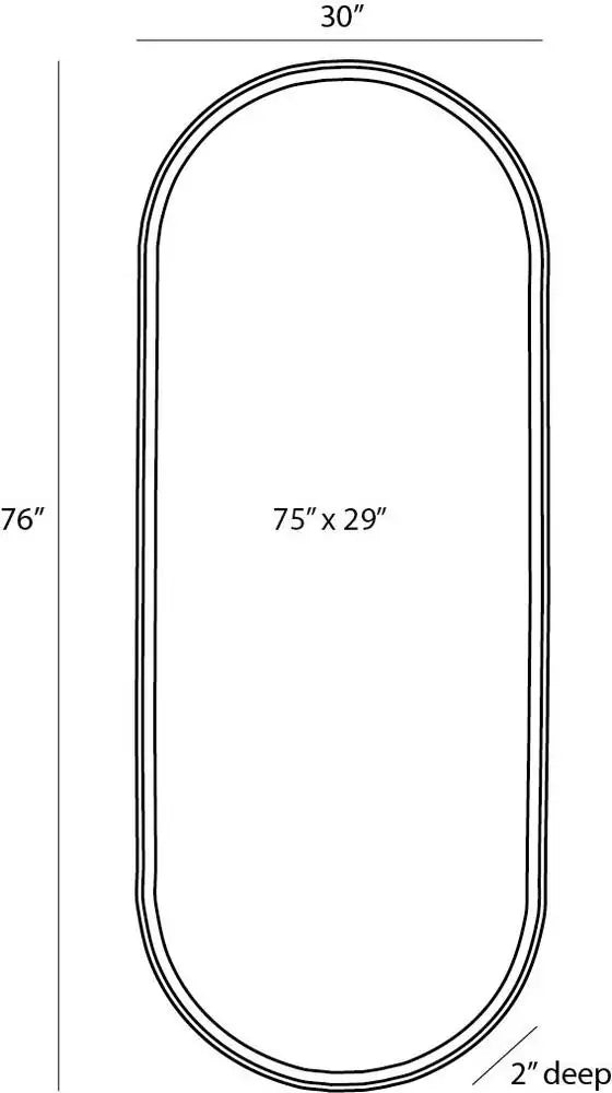 ARTERIORS, VAQUERO FULL LENGTH MIRROR, MIRRORS
