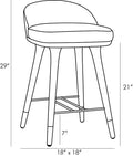 ARTERIORS, WALSH COUNTER STOOL, LOUNGE