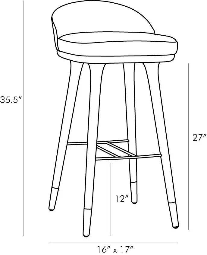 ARTERIORS, WALSH BAR STOOL, LOUNGE