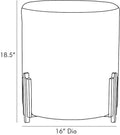 ARTERIORS, WARBY OTTOMAN, LOUNGE