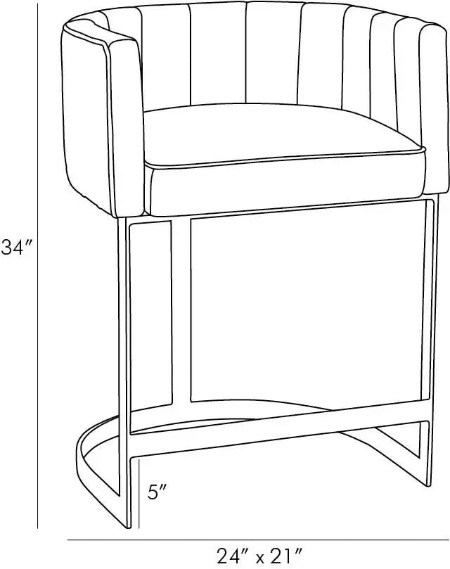 ARTERIORS, TATUM COUNTER STOOL, LOUNGE