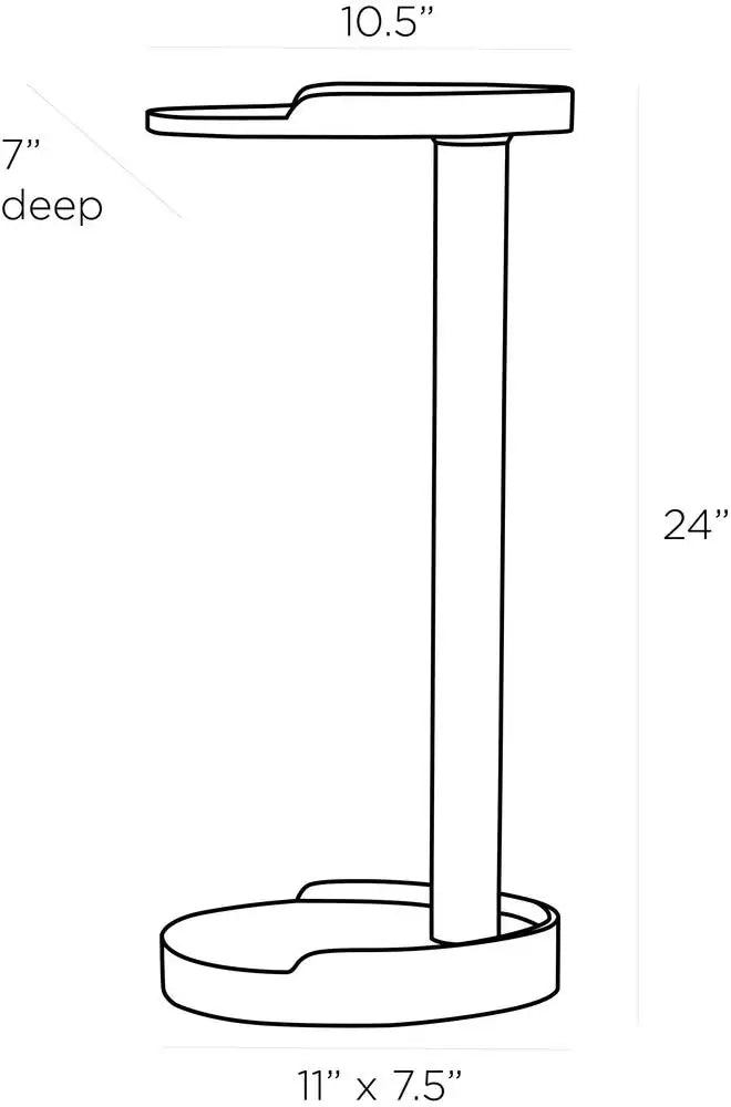 ARTERIORS SLADE ACCENT TABLE - Side