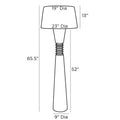 ARTERIORS, SEDONA FLOOR LAMP, TABLE LAMPS
