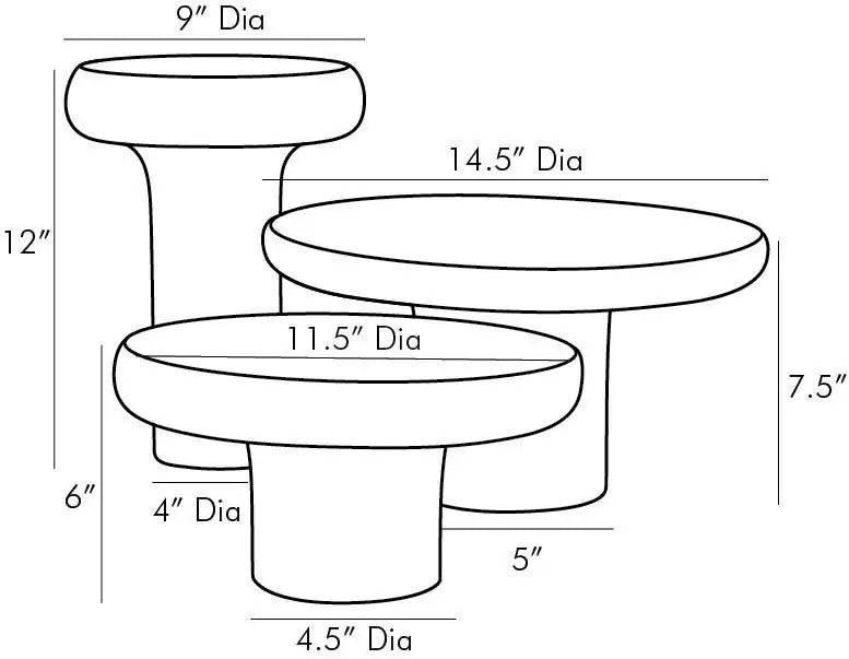 ARTERIORS PHOEBE VASES - Decorative Accents