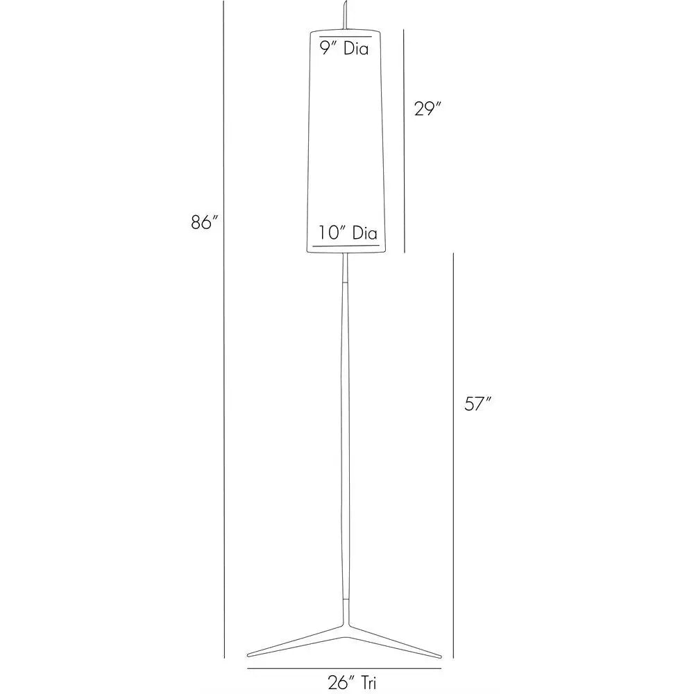ARTERIORS, DUNN FLOOR LAMP, TABLE LAMPS