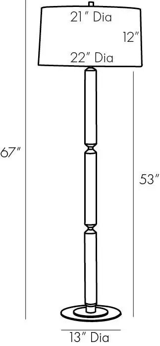 ARTERIORS GIO FLOOR LAMP - Table