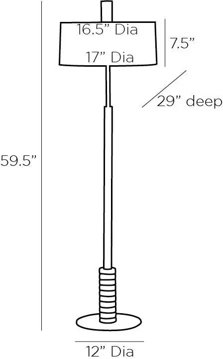 ARTERIORS MITCHELL FLOOR LAMP - Table