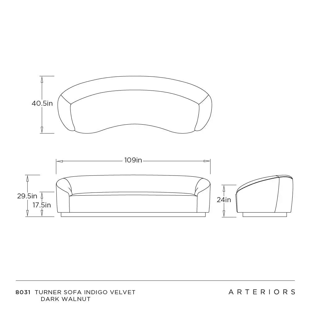 ARTERIORS, TURNER SOFA, LOUNGE