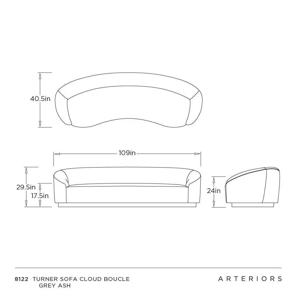 ARTERIORS, TURNER SOFA, LOUNGE