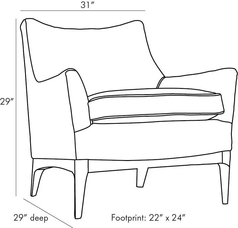 ARTERIORS, FERGUSON CHAIR, LOUNGE