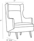 ARTERIORS, BUDELLI WING CHAIR, LOUNGE