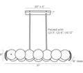 ARTERIORS, KINLEE CHANDELIER, CHANDELIER LIGHT