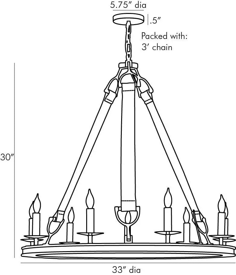 ARTERIORS, CHANEY CHANDELIER, CHANDELIER LIGHT