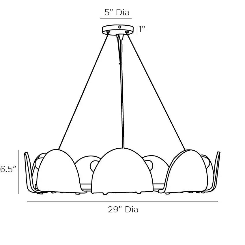 ARTERIORS, MENDEZ CHANDELIER, CHANDELIER LIGHT