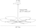 ARTERIORS, GRIFFITH CHANDELIER, CHANDELIER LIGHT
