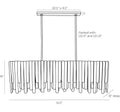 ARTERIORS, LEIGHTON CHANDELIER, CHANDELIER LIGHT