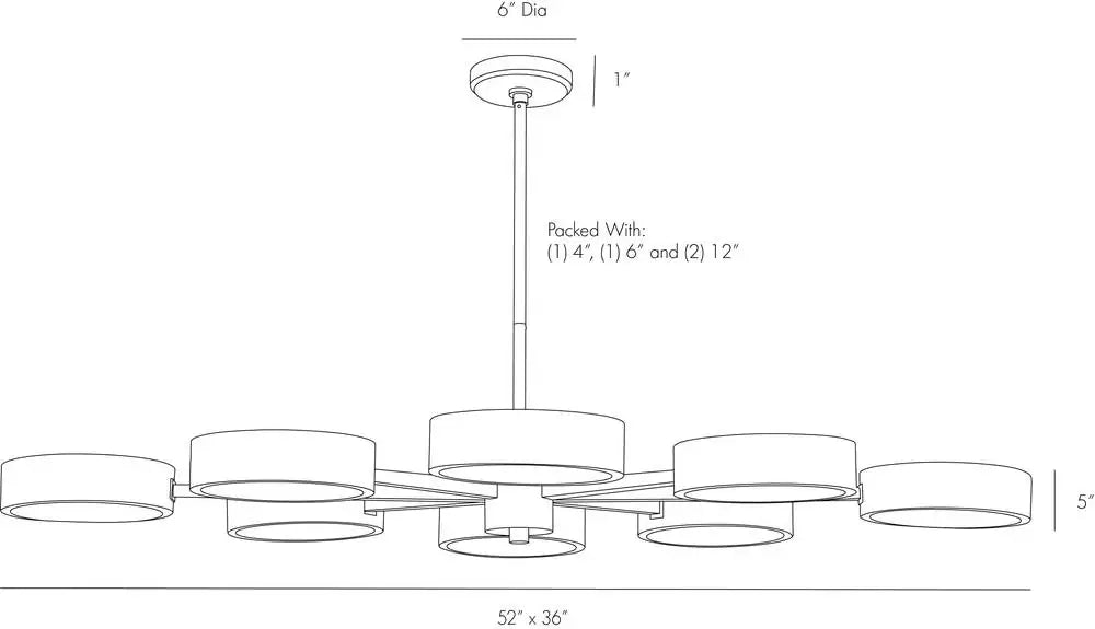 ARTERIORS, LINUS STARBURST CHANDELIER, CHANDELIER LIGHT