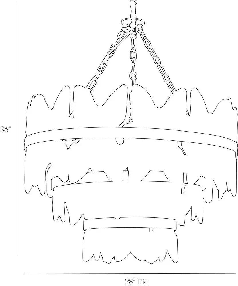 ARTERIORS, MILLIE CHANDELIER, CHANDELIER LIGHT