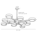 ARTERIORS, LINUS STARBURST CHANDELIER, CHANDELIER LIGHT