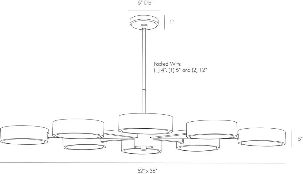 ARTERIORS, LINUS STARBURST CHANDELIER, CHANDELIER LIGHT