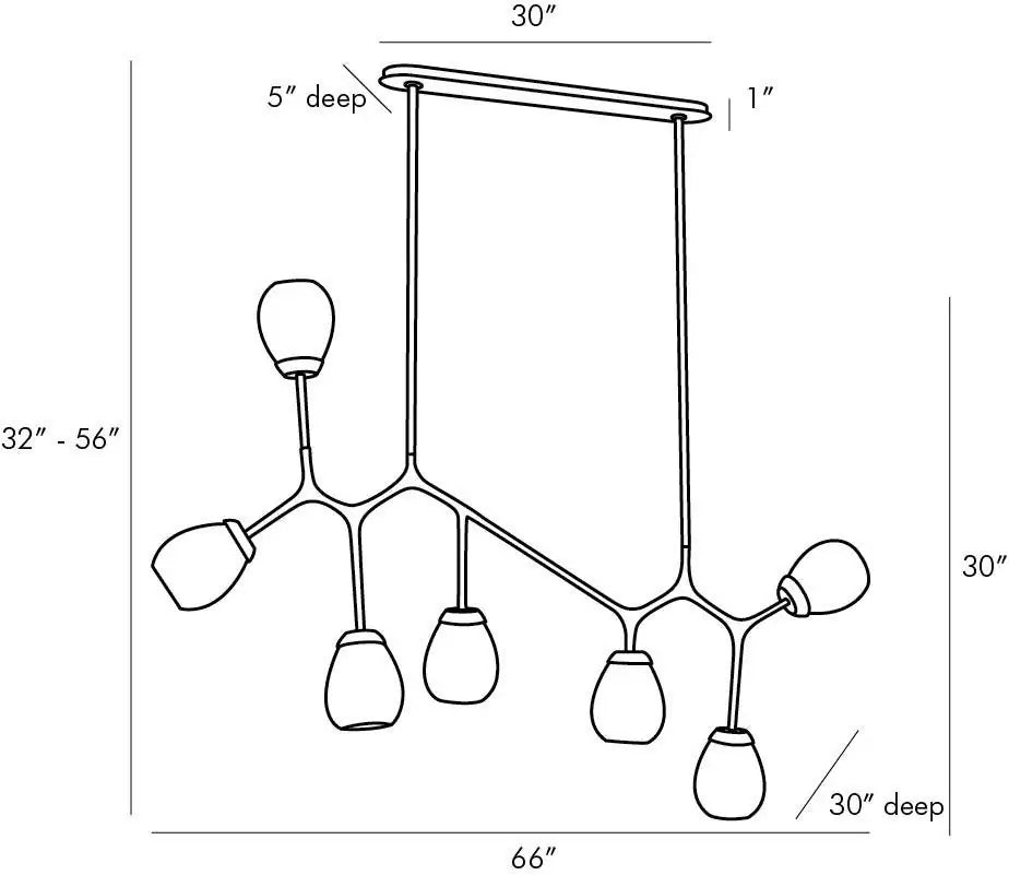 ARTERIORS, SMYTH CHANDELIER, CHANDELIER LIGHT