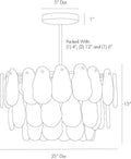 ARTERIORS, LEON CHANDELIER, CHANDELIER LIGHT